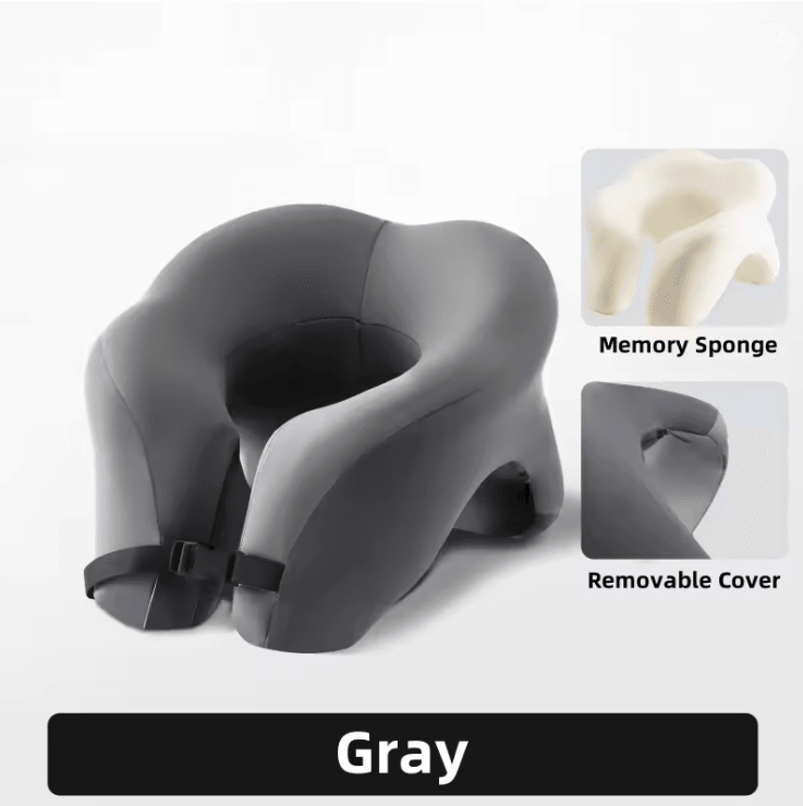 Portable Memory Foam Travel Pillow With Ergonomic U Shaped Neck Cushion 9
