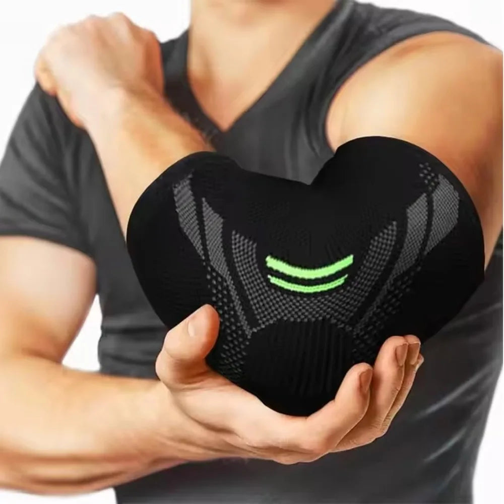 Adjustable Elbow Support Sleeve, Single Arm Sleeve for Golfer's Arbow, Tennis Elbow, Weightlifting, Tendonitis