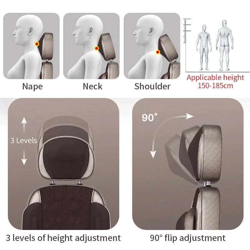 Full Body Massage Cushion With Heat And Vibration 4