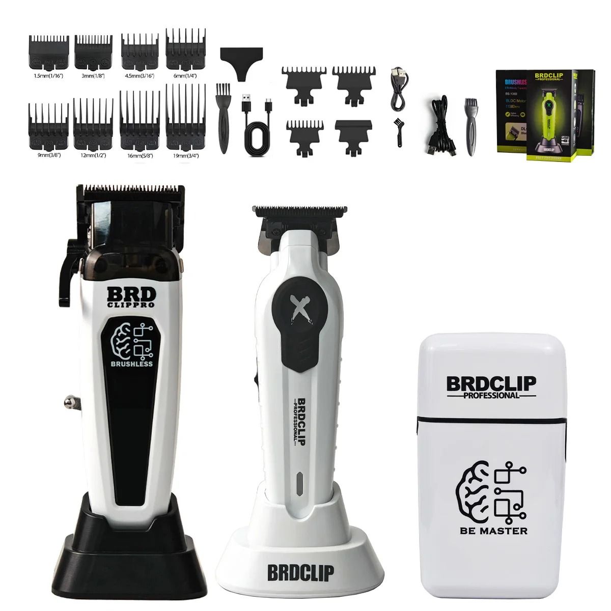 Professional Hair Clipper And Trimmer With Charging Base 19