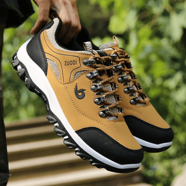 Lightweight Leather Casual Sneakers For Men Comfortable Walking Shoes 6