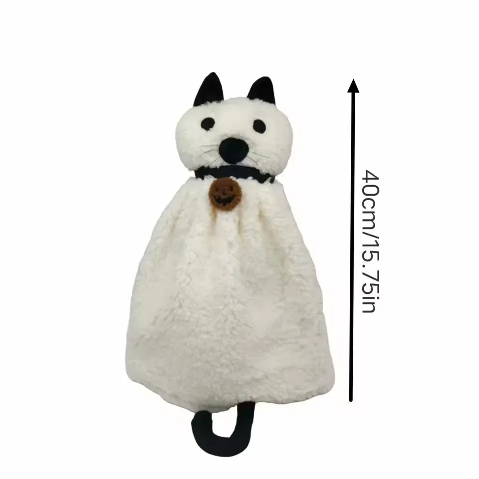 Gus The Ghost With Pumpkin Plush Toy Soft Stuffed Animal For Kids And Holiday Home Decor 5