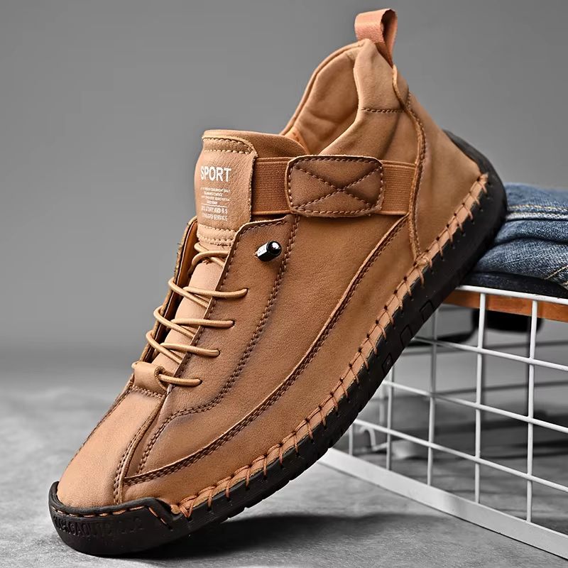 Handmade Leather Mens Loafers Casual SlipOn Breathable Moccasins With Fashion Comfort 8