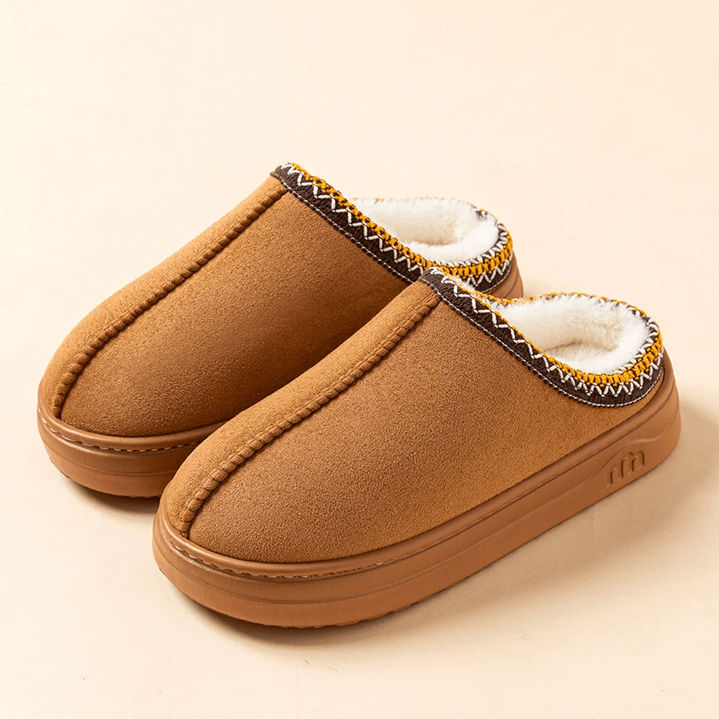 Cozy Winter Plush Slippers For Women And Men Indoor Outdoor Non Slip Warm House Shoes 5