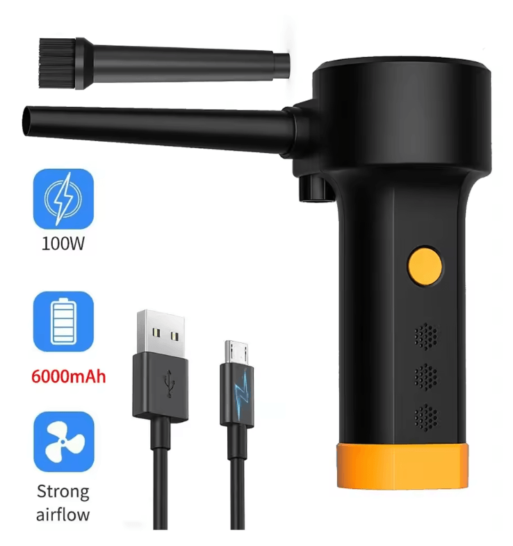 500W Electric Air Duster Powerful Keyboard Cleaner And Reusable Compressed Air Blower 5