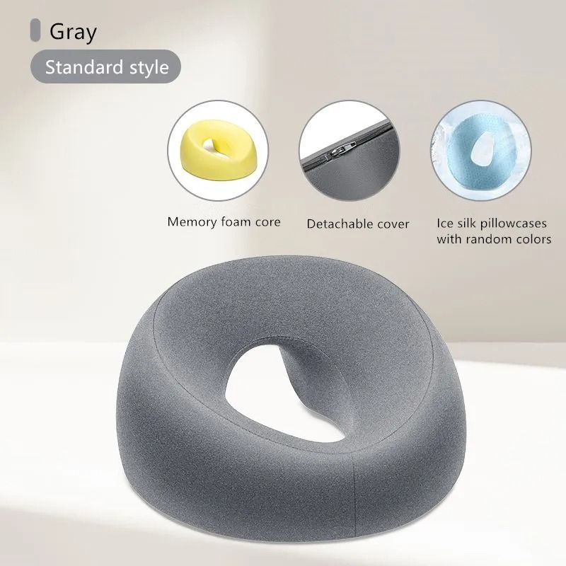 Ergonomic Memory Foam Lying Down Pillow For Face And Head Support 9