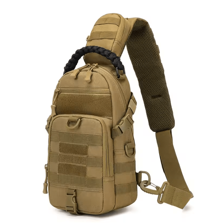 TrekGuard Tactical Chest Sling MOLLE Fanny Pack And Outdoor Shoulder Backpack 5