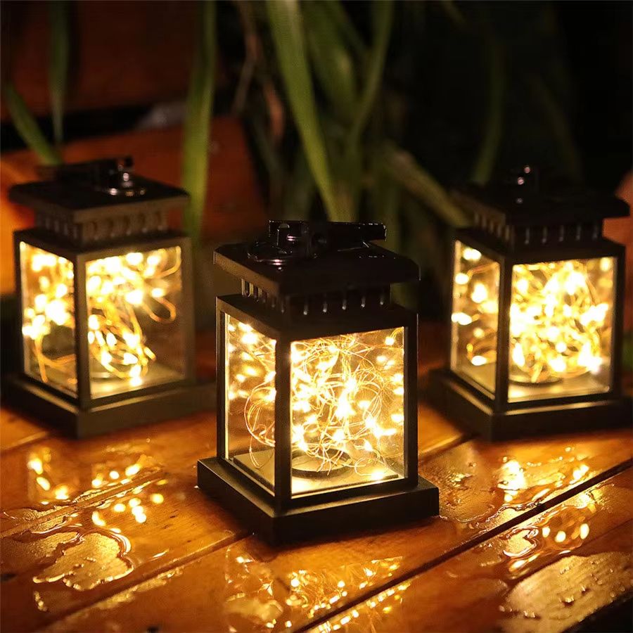 Solar Palace Lantern Outdoor Light Elegant Solar Garden Decor For Lawn Yard Patio And Pathway 7
