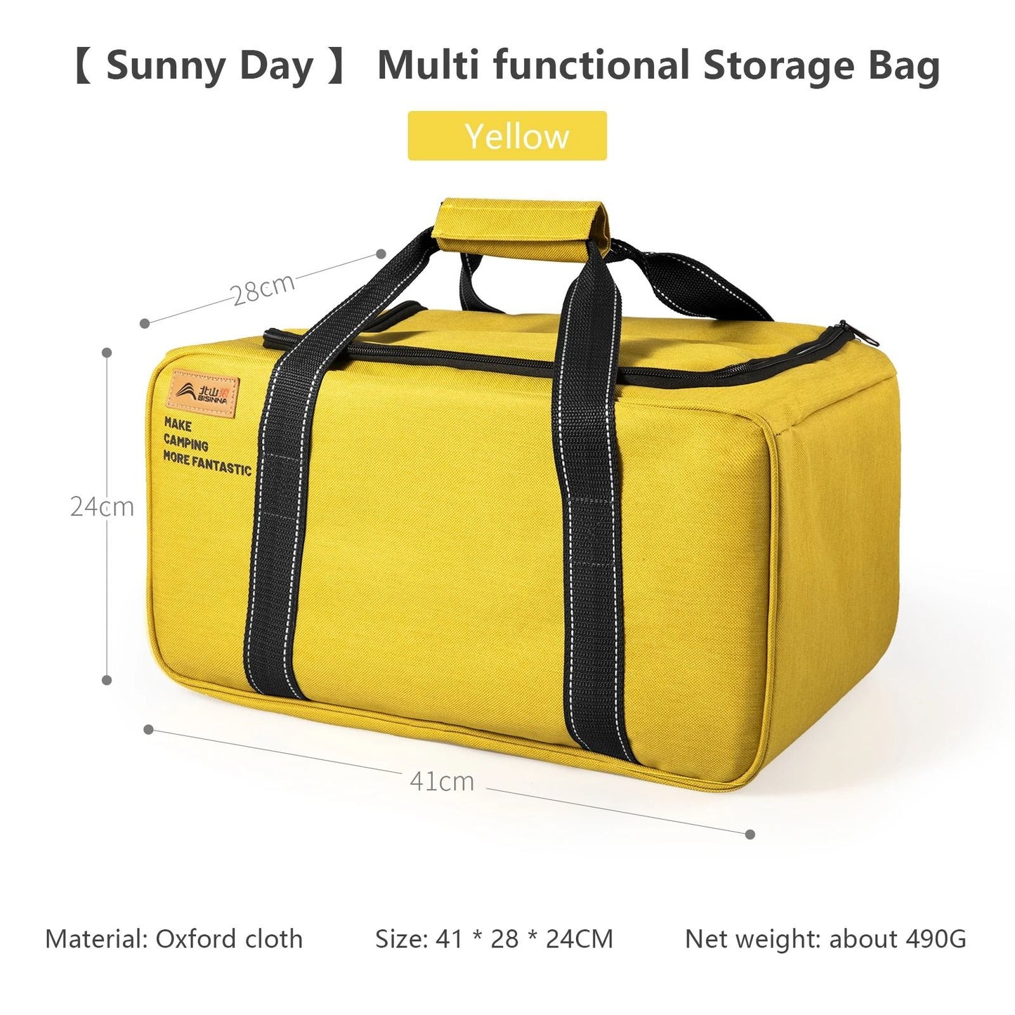Outdoor Camping Bag 26L Folding Gas Tank Storage Bag Picnic Cookware Container 9