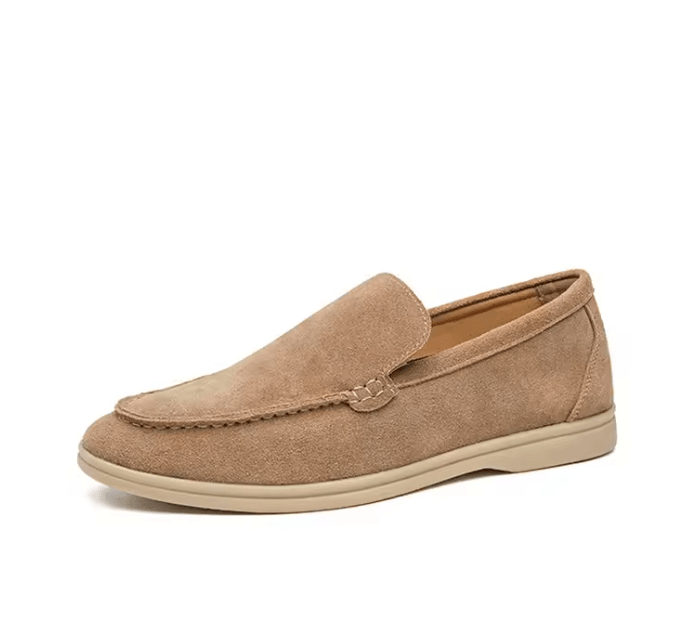 Classic Genuine Leather Mens Loafers Comfortable Suede Driving Shoes 7