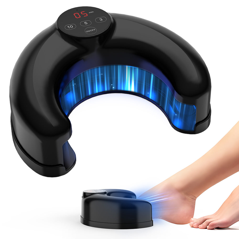 Onychomycosis Infrared Light, Wireless Nail Fungus Laser Device for Toenails, Blue Light Anti Fungal Laser Equipment