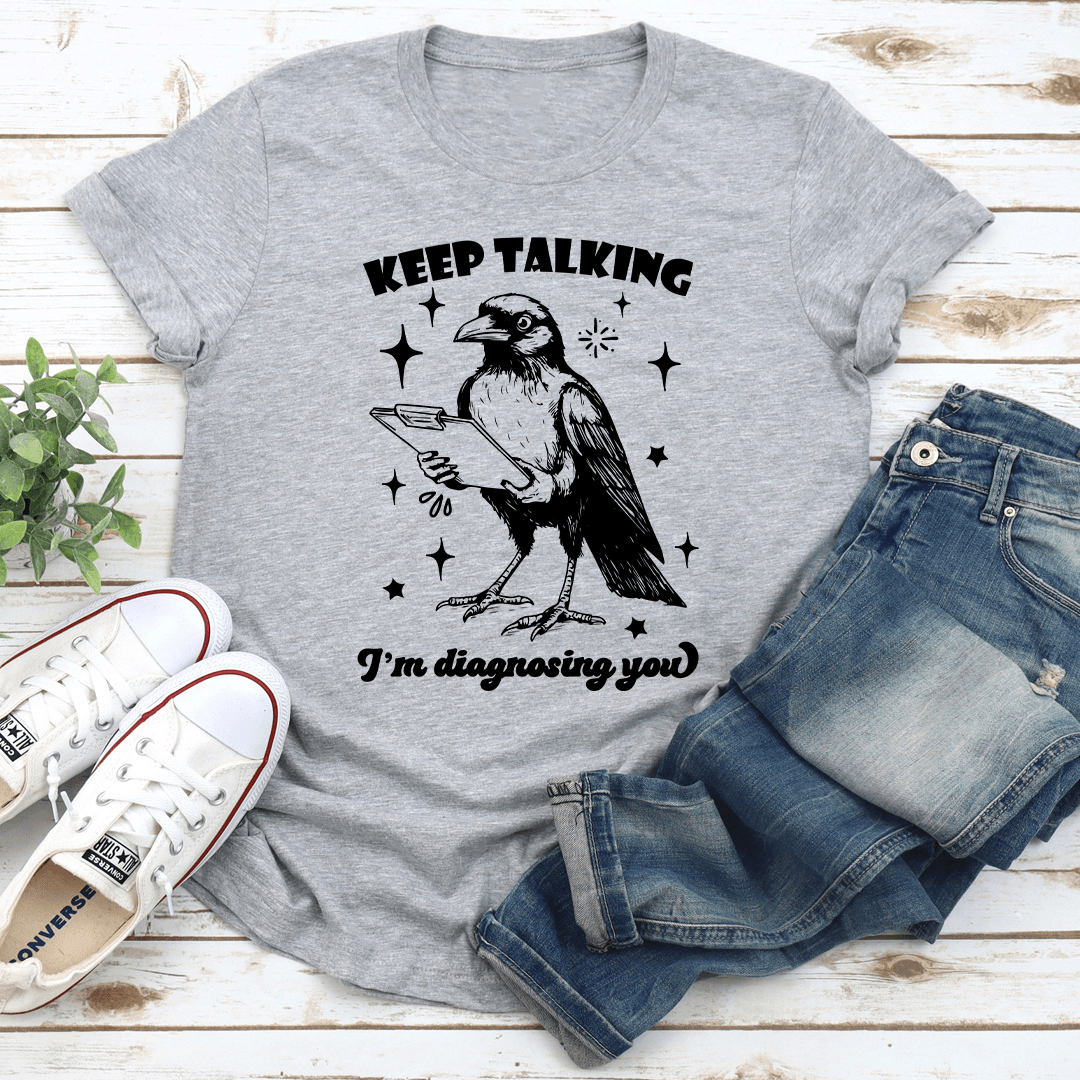 Crow Keep Talking Tee 3