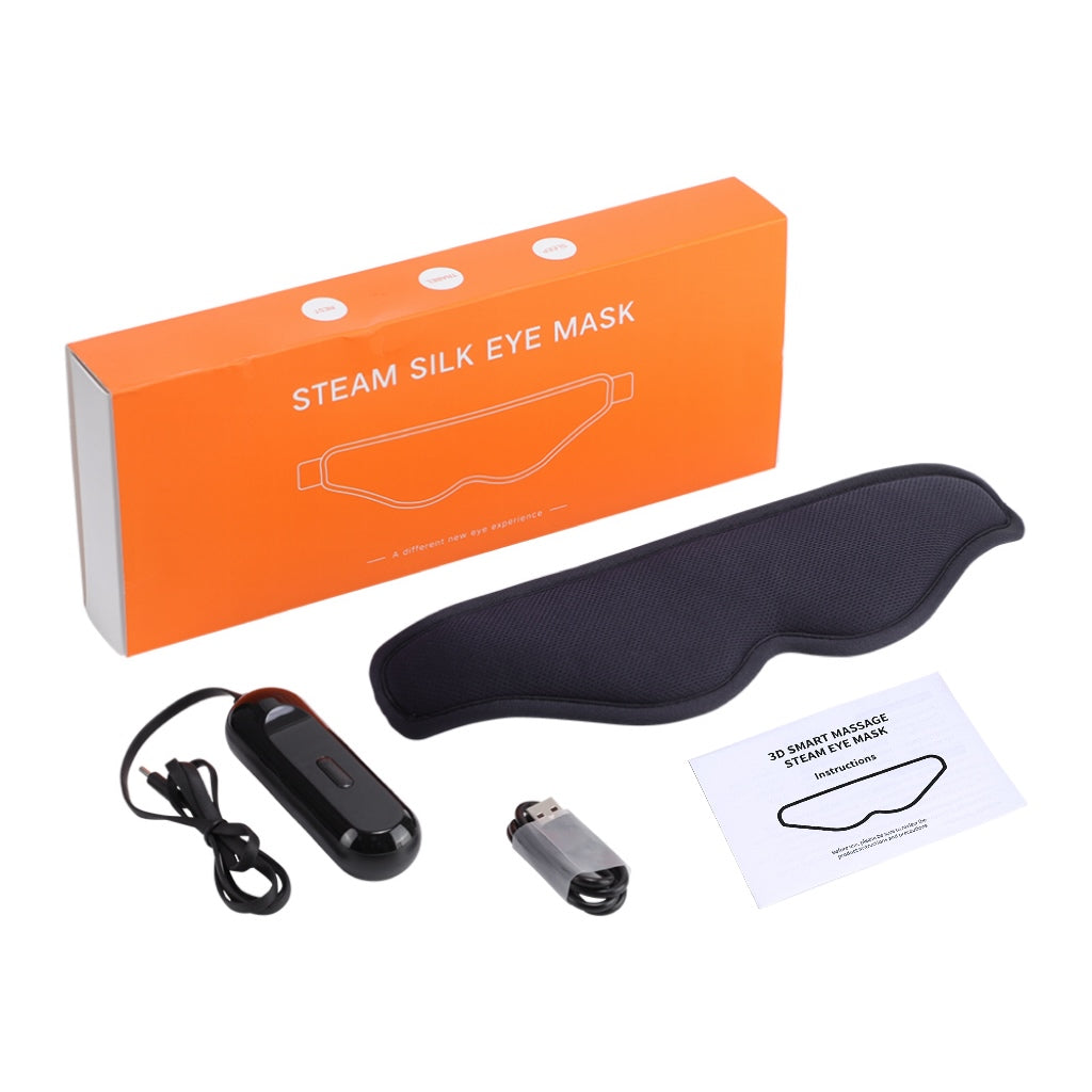 Facial Mask for Eye Relief and Fatigue Reduction, Level 3 Electric Steam Eye Massager, Constant Temperature Hot Compress