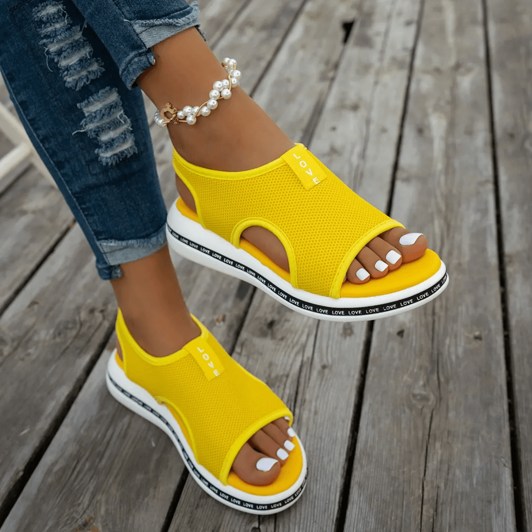 Breathable Mesh Women Sandals Open Toe Platform Summer Shoes 4