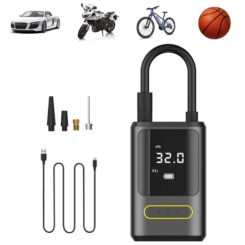 Wireless Car Air Compressor And Tire Inflator Pump With Rechargeable Battery 10