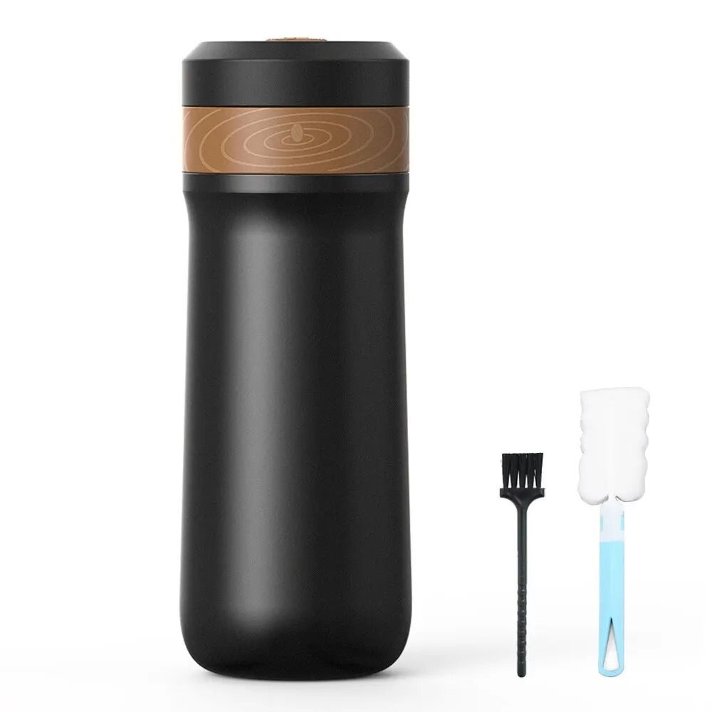 Stainless Steel French Press Coffee Maker With DoubleLayer Filter And Vacuum Insulation 6