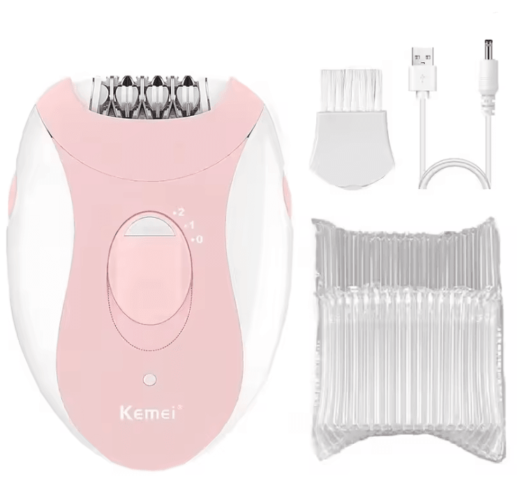 Rechargeable Womens Electric Epilator And Hair Removal Device For Face And Body 3
