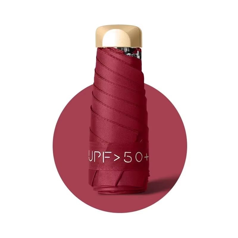 Mini Pocket Umbrella Compact Folding Sun Rain Parasol With UV Protection 14