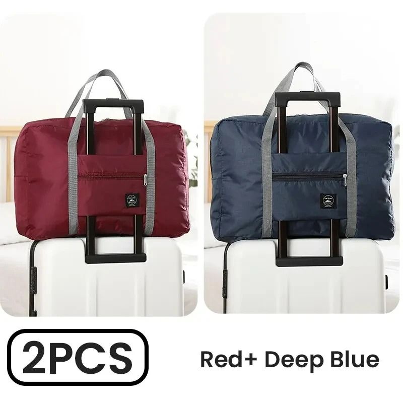 Foldable Travel Duffel Bag 2 Pack Carry On And Weekender Bag 10