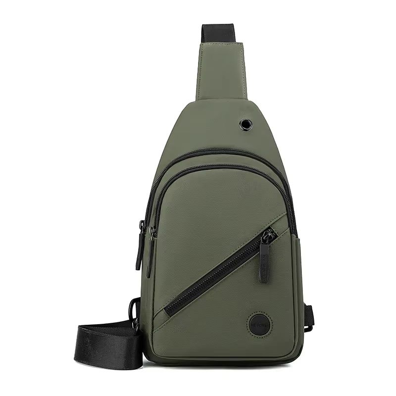 Lightweight Mens Crossbody Chest Bag Casual Nylon Sling Bag For Hiking And Daily Commute 9