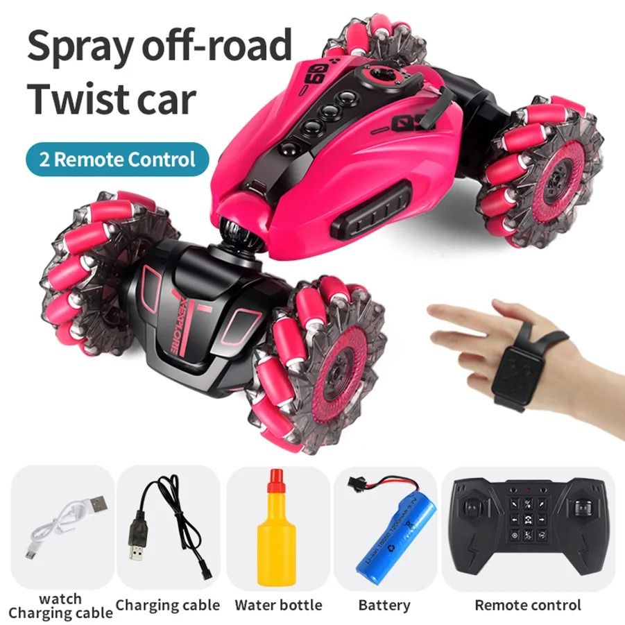 4WD Stunt RC Car With LED Lights And Gesture Control 12