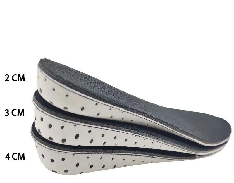 Height Increase Insoles Hard Breathable Memory Foam Heel Lifting Inserts Shoe Lifts Shoe Pads Eleva 4