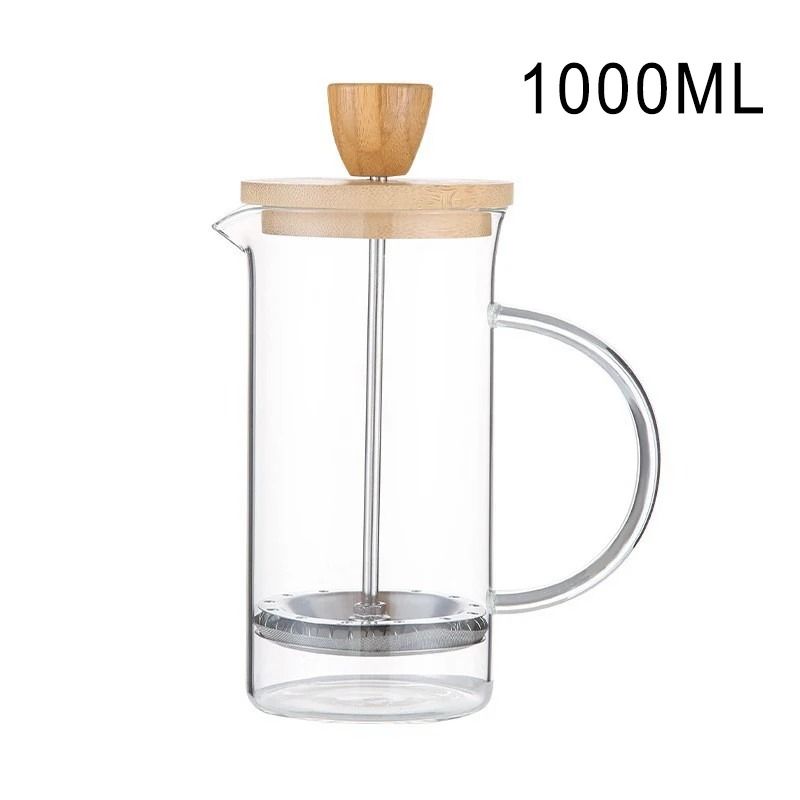 Borosilicate Glass French Press Coffee And Tea Maker 13