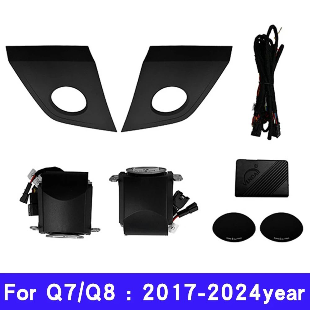 LED Lifting Tweeter Speaker With 32 Color Modes For Audi 11