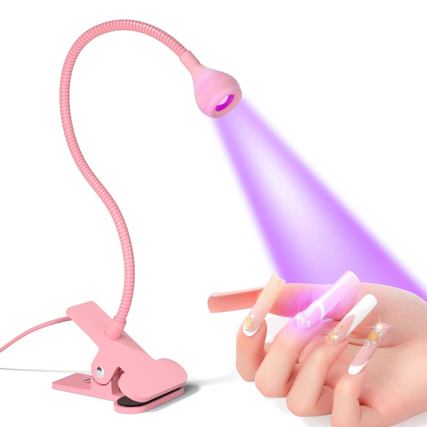 Clip On UV Nail Lamp For Gel Polish 7