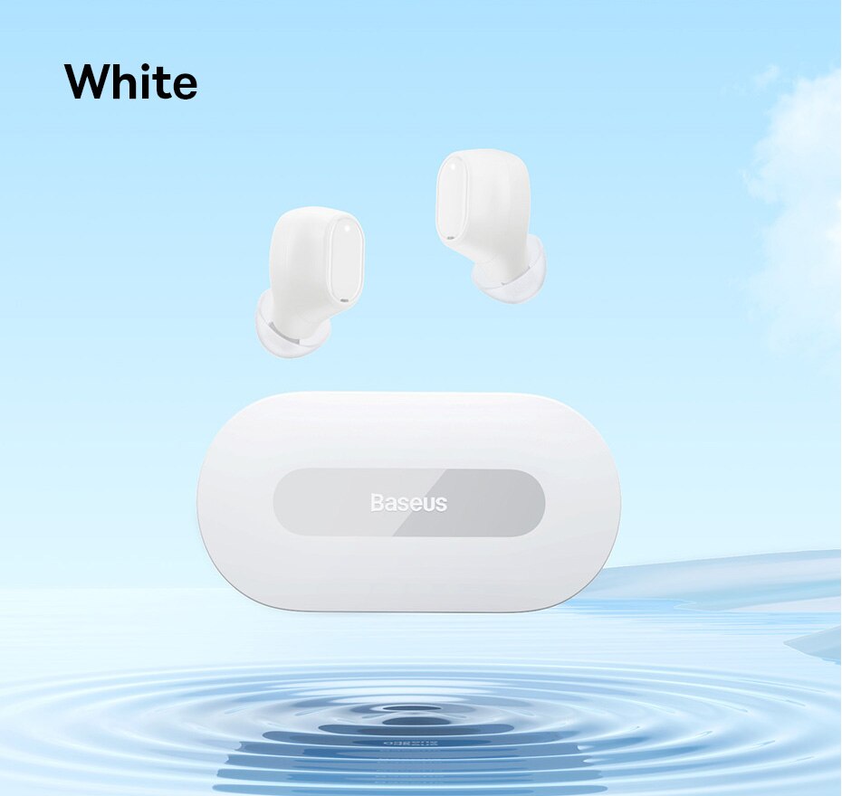 Baseus EZ10 Wireless Headphone Bluetooth 5.3, TWS Earphone Fast Charge, Mini In Ear Earbuds Sports Headset