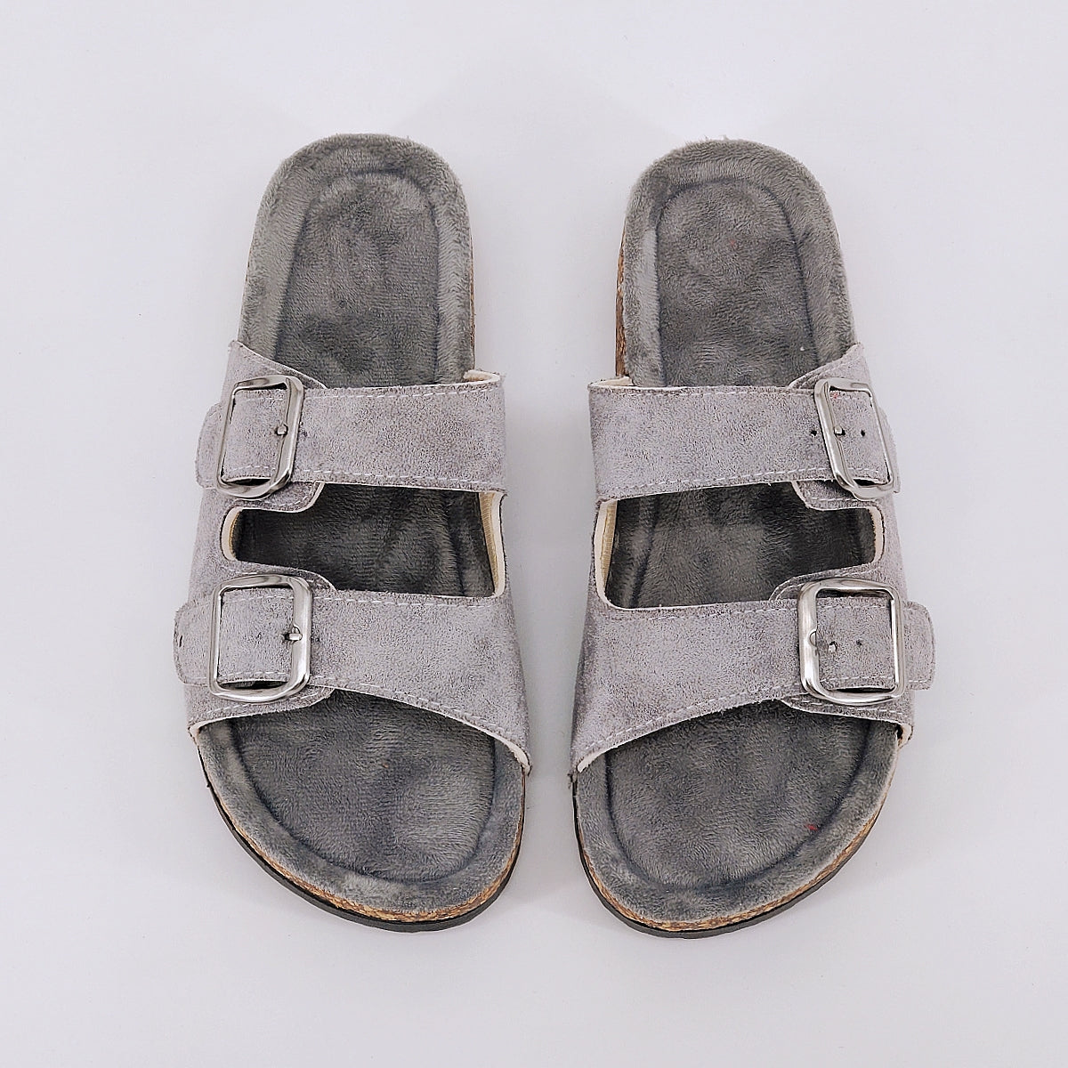 Summer Trendy Buckle Flat Cork Slippers, Fashion Holiday Sandals for Men & Women, Outdoor Casual Beach Buckle Footwear