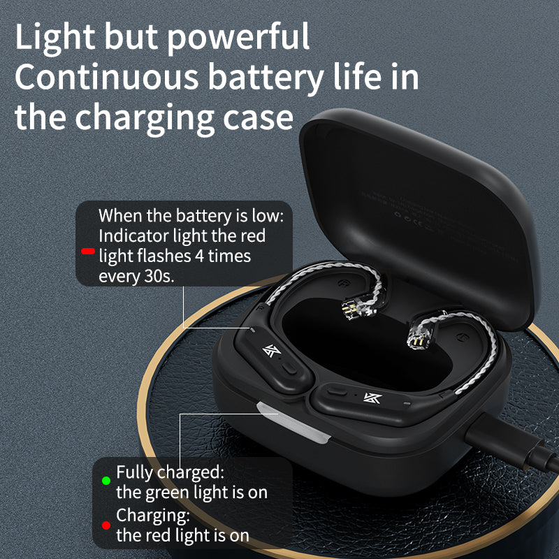 Wireless Upgrade Cable 5.4 Bluetooth TWS Module Earphones, HIFI Ear Hook Connector Charging Case Airbuds Sport Gamer
