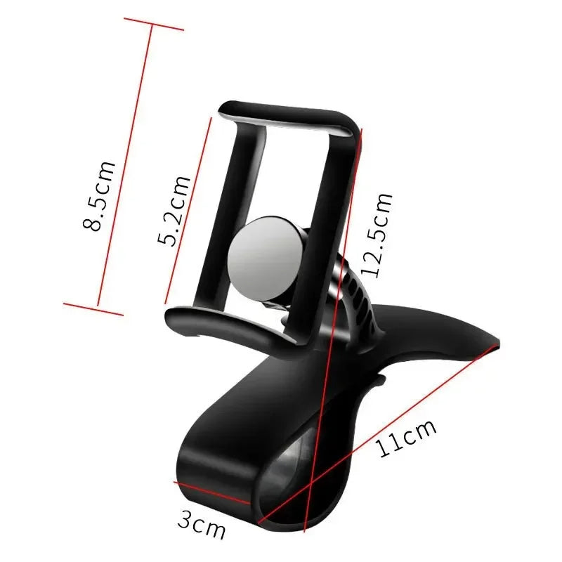 Smart Phone Stand Holder GPS, 360 Degrees Adjustable Car Phone Holder, Car Mobile Phone Holder For iPhone Xiaomi Huawei