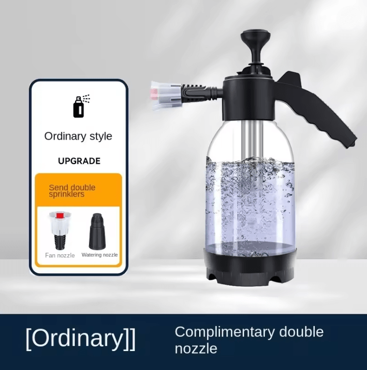 2L HandPump Foam Sprayer With Adjustable Nozzles For Car Wash And Window Cleaning 4