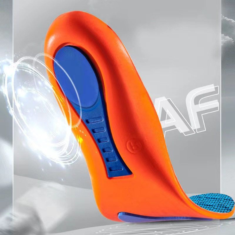 Breathable Orthopedic Sports Elasticity Insoles Shock Absorption Unisex Shoe Sole Inserts For Runni 4