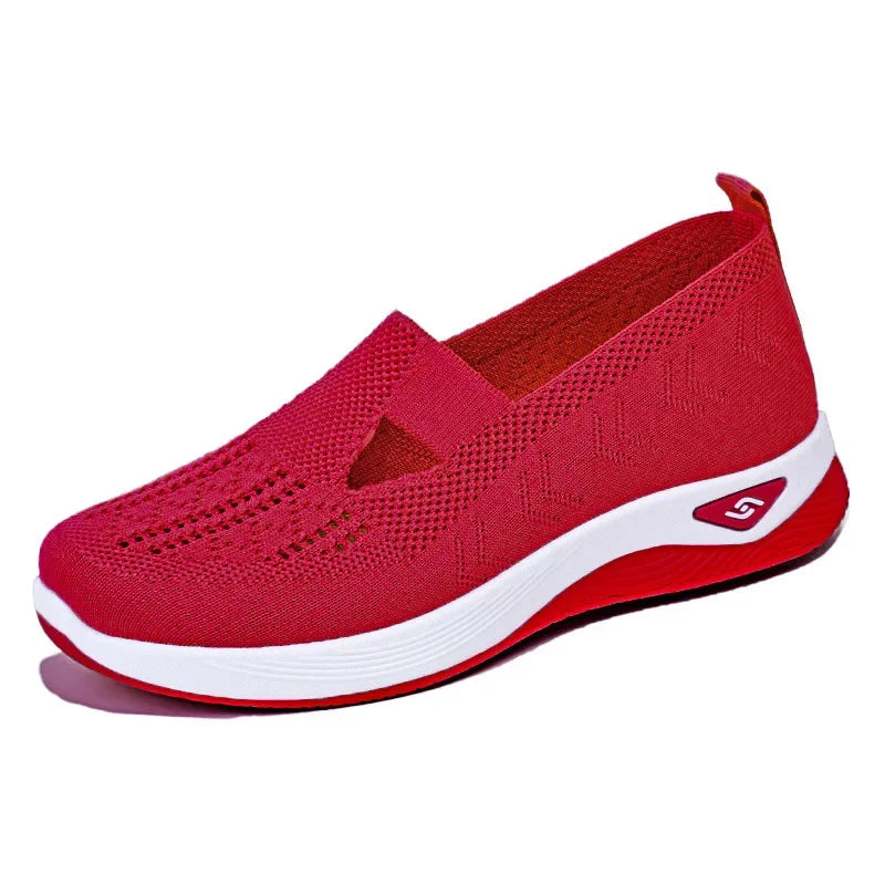 Casual Sneakers Womens Shoes Summer Breathable Lightweight Slip On Walking Shoes Flat Sports Outdoo 13