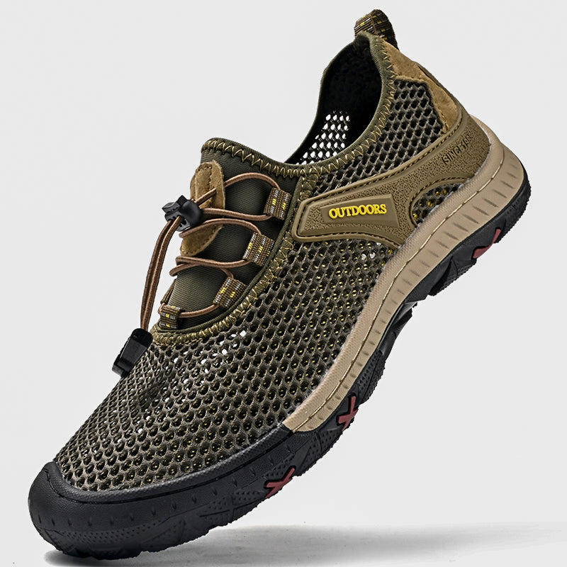 Breathable Outdoor Mesh Men Sneakers Slip On Loafers Lightweight Summer Casual Shoes For Men Comfor 8