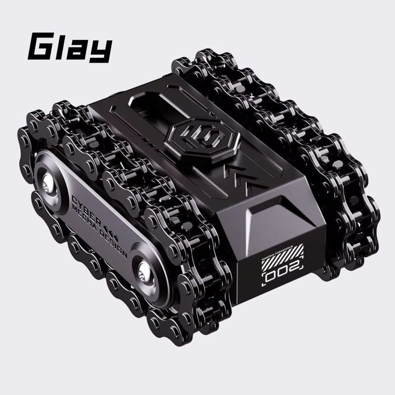 Metal Rotating Tank Fidget Toy Tactical Magnetic EDC Spinner Stress Reliever 7