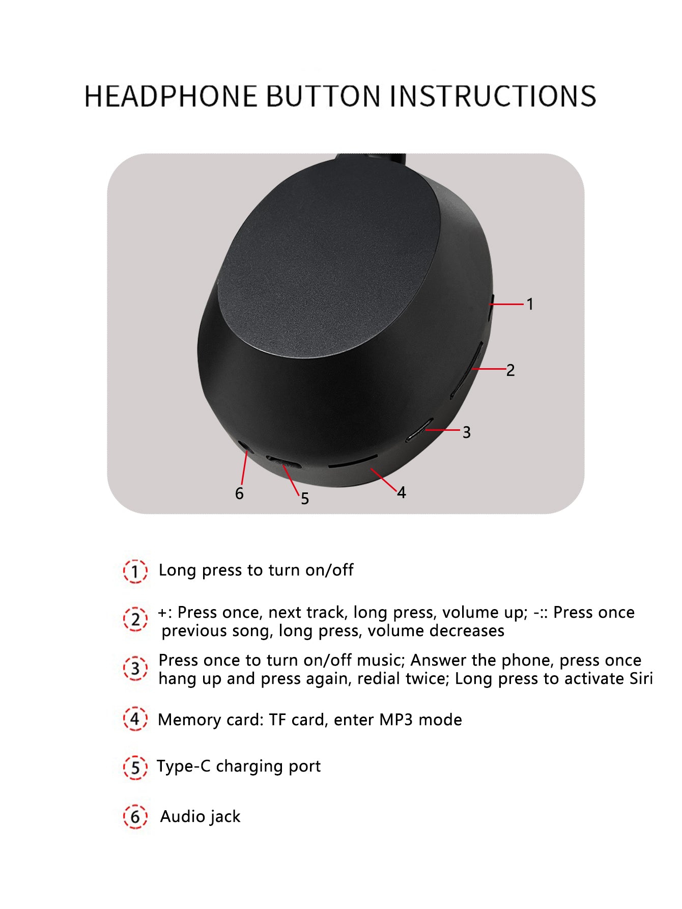 High Sound Quality Wireless Call Bluetooth Headset Intelligent Noise Reduction Long Endurance Sport 4