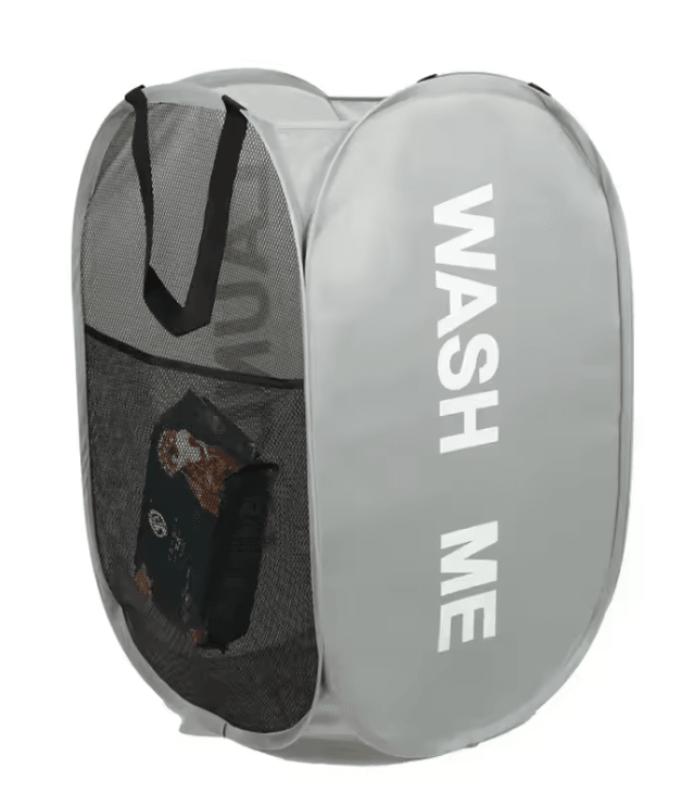 Foldable Mesh Laundry Basket With Large Capacity And Pop Up Design 4