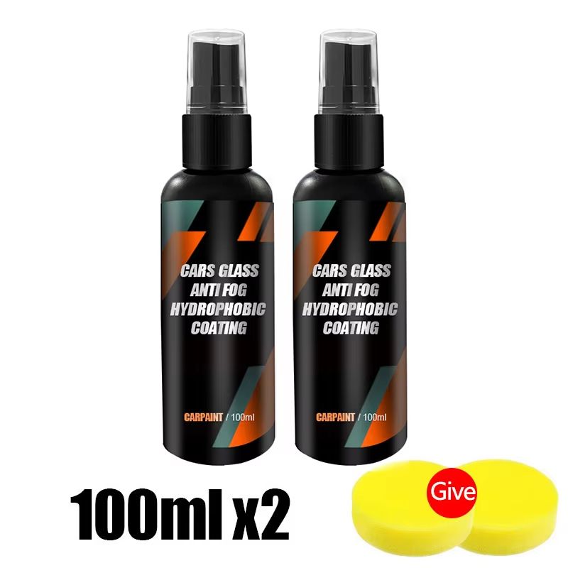 Car Glass Anti Rain Spray Nano Coating Hydrophobic Waterproof Agent For Clear Visibility And Oil Fi 7