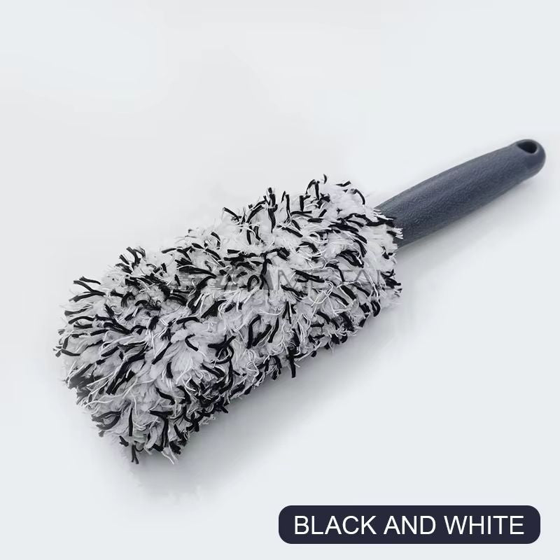 SEAMETAL Car Wheel Tire Rim Cleaning Brush Portable Plush Hub Detailing Brush For Dust And Dirt Re 7