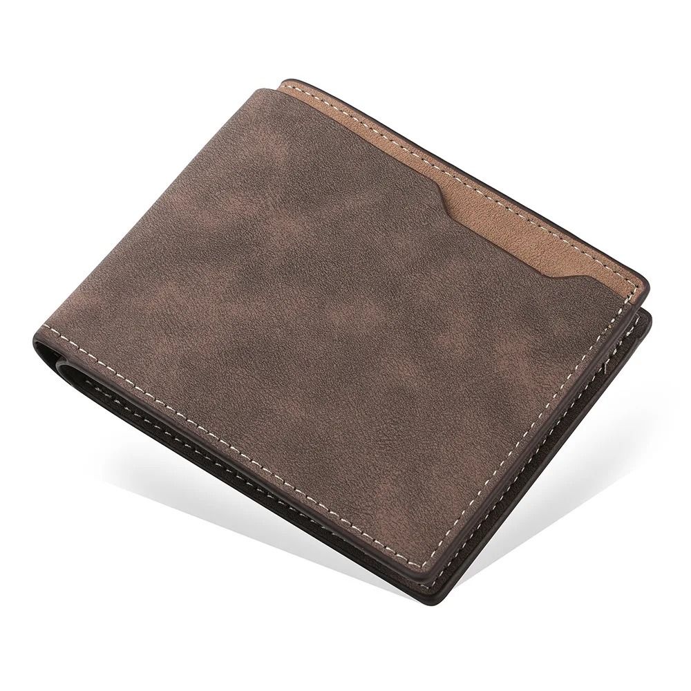 Mens Slim Cowhide Leather Wallet 18