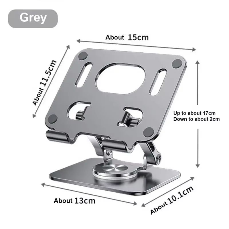 360 Adjustable Aluminum Tablet Stand Foldable IPad Holder For Desk Compatible With IPad Pro Air Mi 9
