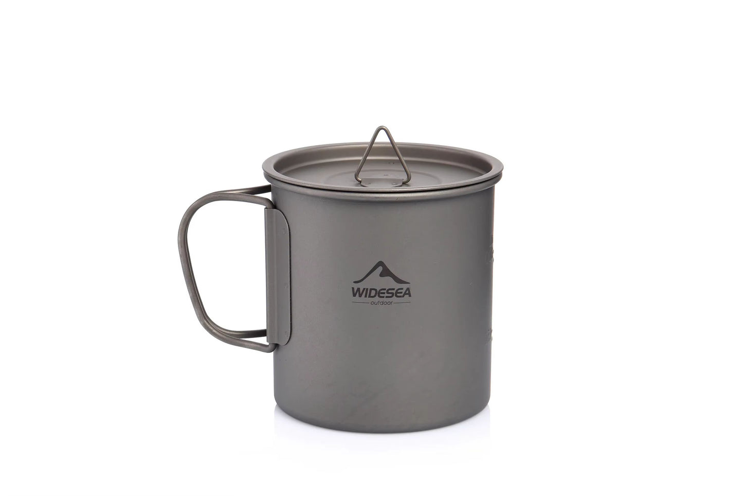 Widesea Titanium Camping Mug Durable Outdoor Cookware For Travel Hiking 8