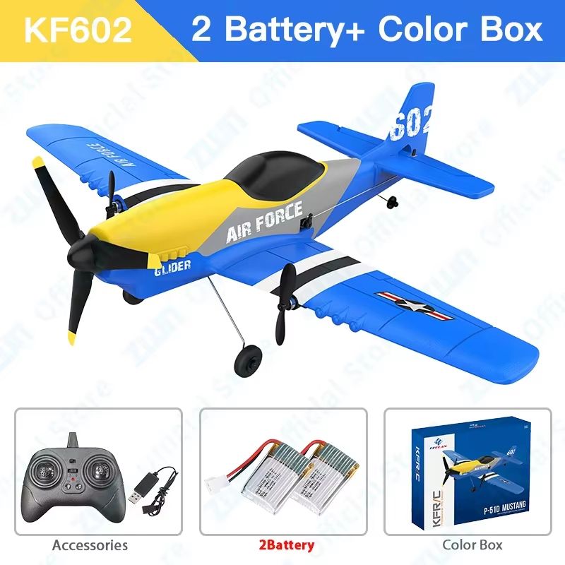 KF602 Professional RC Plane 24G Remote Control EPP Foam Glider Airplane For Kids Beginners 8