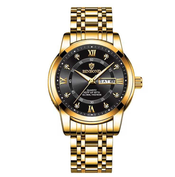 AquaLuxe Diver 30ATM Luxury Mens Waterproof Watch With Quartz Movement 7