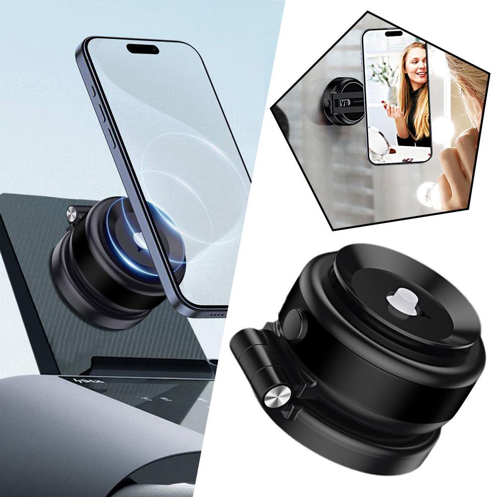 Vacuum Adsorption Car Phone Holder Accessories Auto Dual Suction Cup Bracket Holder Car Navigation 6
