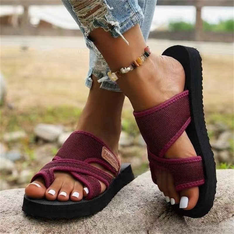 Comfortable Soft Shoes For Women Trendy Outdoor Beach Walking Sandals SlipOn Female Footwear For Su 7