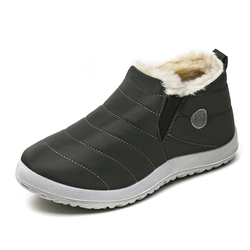 Durable Boots Men Snow Mens Shoes Hiking Winter Boots For Men With Plush Fur Lining NonSlip Platfor 8